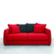 Red sofa