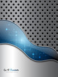Illustration of metallic background