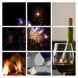 Collage Feuerwerke