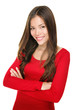 Beautiful woman smiling portrait