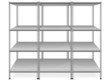 Empty bookshelves