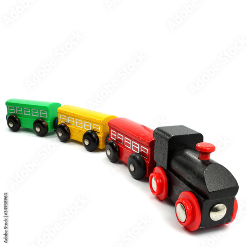 Photo: Holzlokomotive Holzlokomotive
