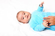Portrait of an infant baby boy
