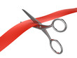 Scissors and ribbon