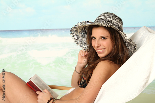 Photo: Frau am Strand Frau am Strand