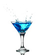 splashing into a martini