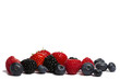 heidelbeeren, himbeeren, erdbeeren und brombeeren mix
