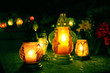 Foto: Candles on a grave Candles on a grave