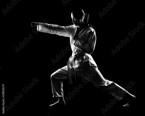Photo: karate girl karate girl