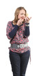 Photo: Putting on lipstick Putting on lipstick