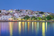 The town of Pylos, southern Greece, captured at dusk
