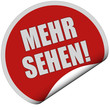 Sticker rot rund curl unten MEHR SEHEN!