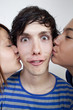 bisous d'adolescents timidité