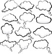 Speech clouds.
