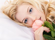 beautiful girl with rose