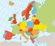 Europe political map with all states, actual version. Europe political map with all states, actual version.