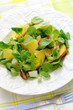 Fruit salad with fresh fruits and lettuce. Fruit salad with fresh fruits and lettuce.