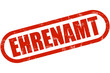 Grunge Stempel rot EHRENAMT