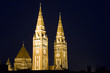 Towers of Szeged Dom cathedral