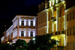 Karlovy Vary Hausfassaden Nacht 01