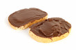 Bread with chocolate cream