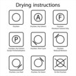 Dryclean instruction