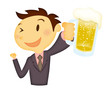 ビール乾杯