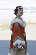 Portrait of smiling chukchi woman Portrait of smiling chukchi woman