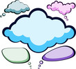 Speech color clouds. Speech color clouds.