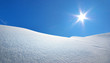 Snow hills.