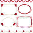 poinsettia and pearl frame