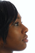 profil d'une jeune femme noire 2 profil d'une jeune femme noire 2