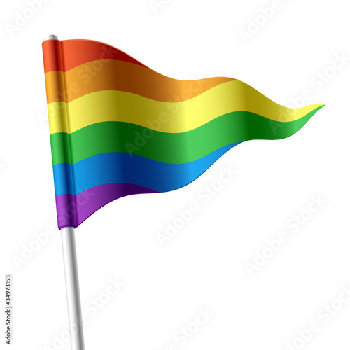 Vector: Rainbow flag Rainbow flag