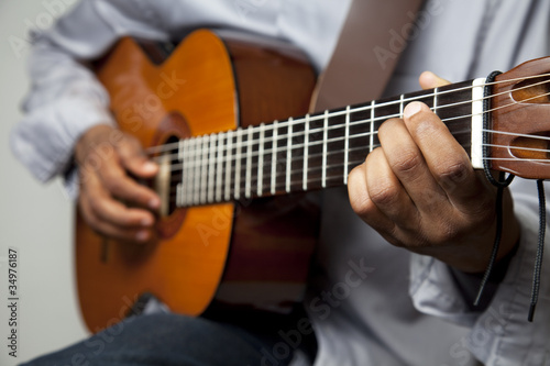 Photo: Playing the Guitar Playing the Guitar