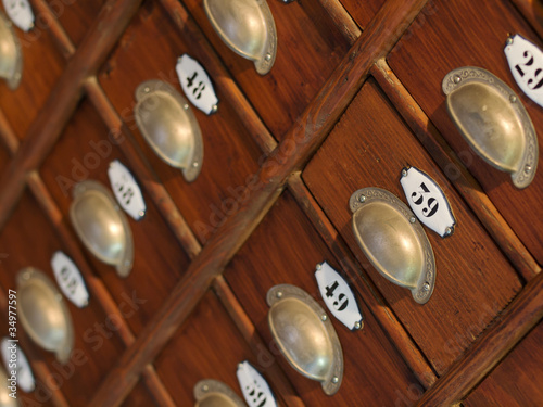 Foto: Apotheker Schubladenschrank Apotheker Schubladenschrank