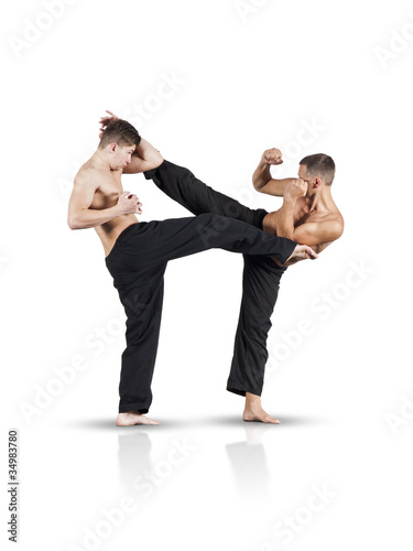 Photo: fighting men fighting men