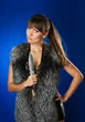 The girl with the hunting knife