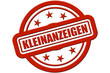 Sternen Stempel rot rel KLEINANZEIGEN