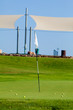 Golf course with sand bunker, Paphos, Cyprus