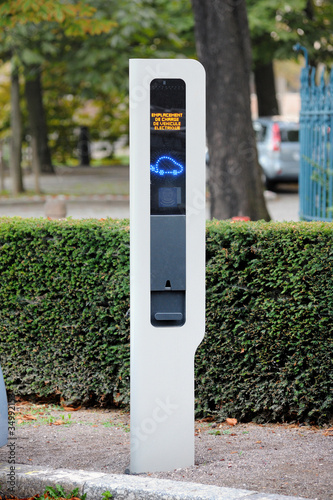 Photo: Charging point for electric vehicle Charging point for electric vehicle