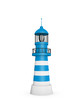 lighthouse on white background lighthouse on white background