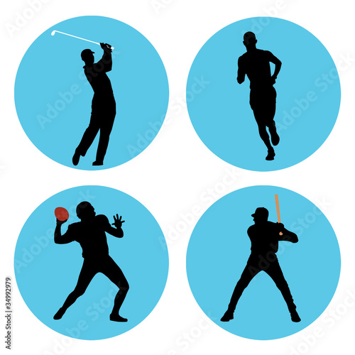 Illustration: Sports Athletes Sports Athletes