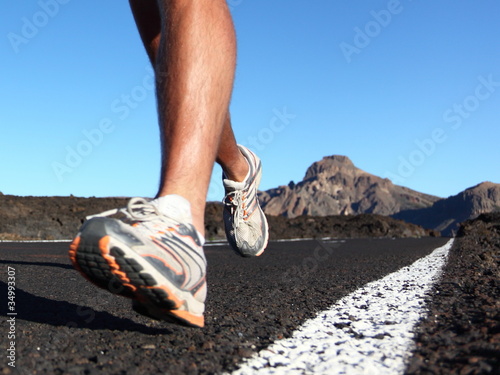 Photo: Running sport shoes Running sport shoes