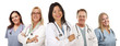 Hispanic Female Doctor and Colleagues