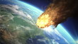 Photo en ligne au meilleur prix Meteor heading to Earth atmosphere