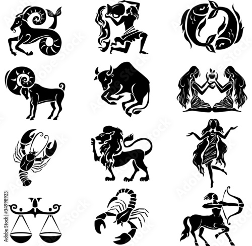 Vector: zodiac sign zodiac sign