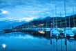 Boats on Lake Thun. Boats on Lake Thun.