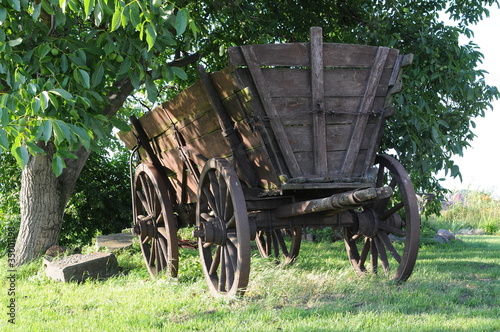 Foto: Heuwagen, Kutschwagen, Fuhrwerk Heuwagen, Kutschwagen, Fuhrwerk