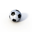 Illustration: Fussball freigestellt liegend Schatten 2012 Fussball freigestellt liegend Schatten 2012