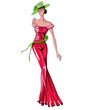 Illustration: Fashion dress tracksuit Fashion dress tracksuit